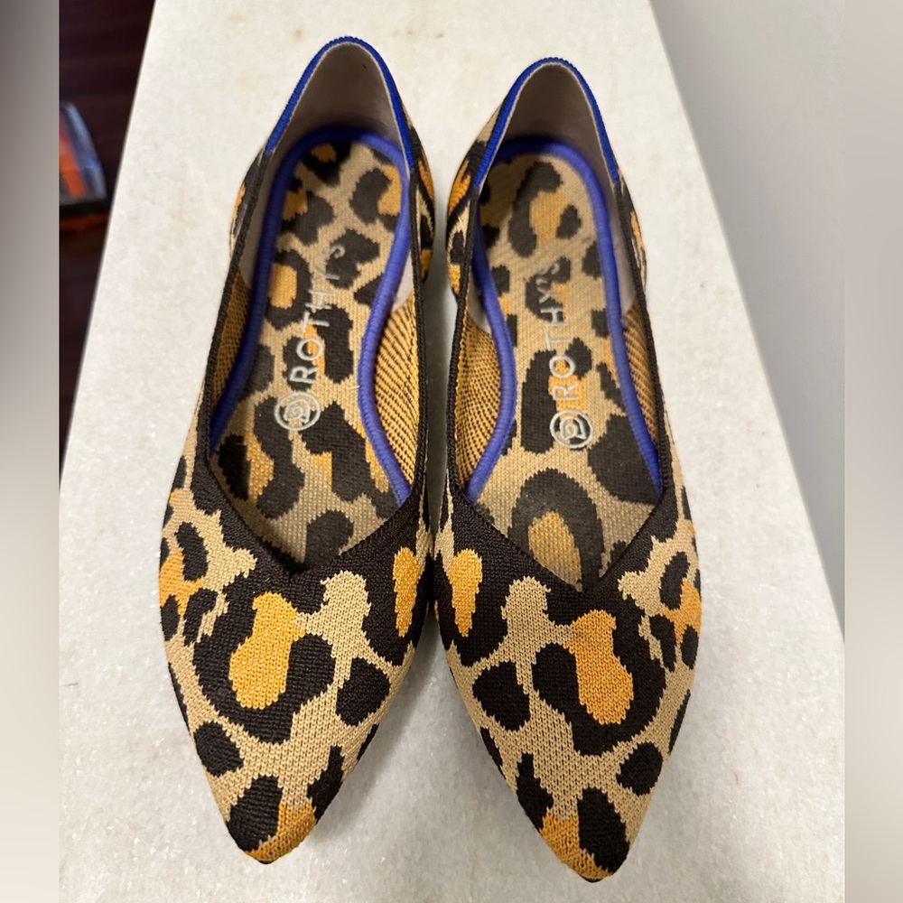 Rothys Big Cat Pointy Toe Flats